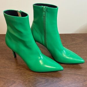 Jeffrey Campbell Vibrant Green Heeled Boots